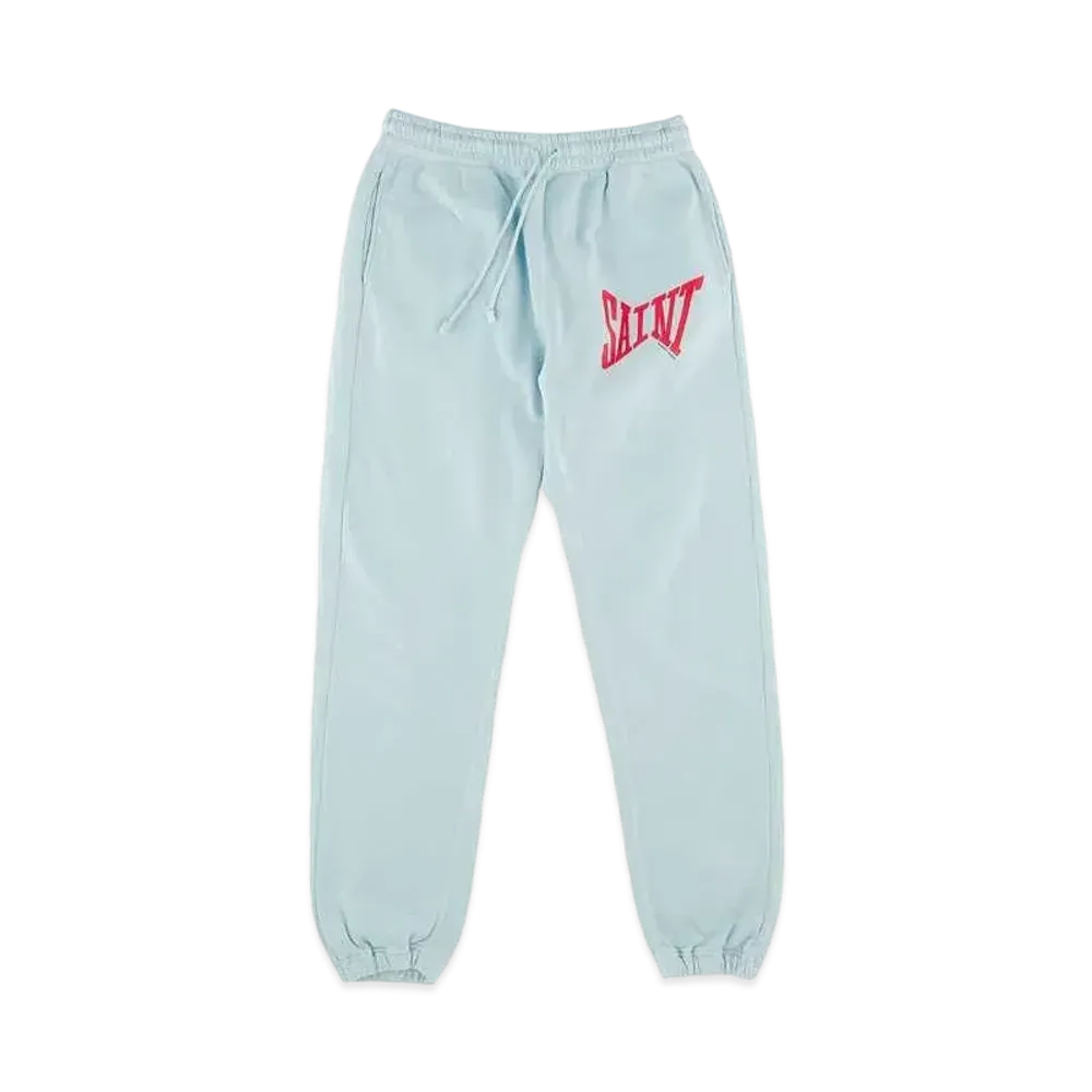 SAINT Mxxxxxx SWEAT PANTS / LOGO "Blue"