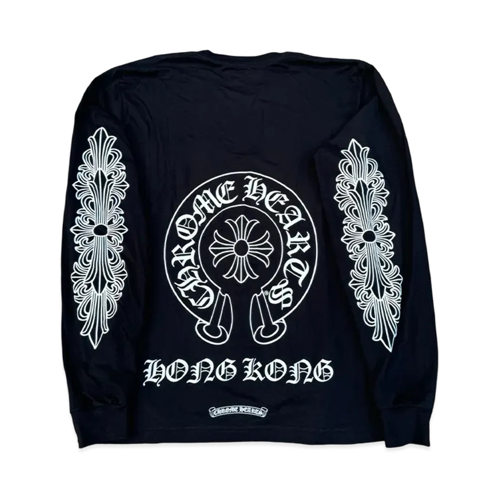 クロムハーツ ホースシュー L/S Tシャツ 香港限定 "ブラック"