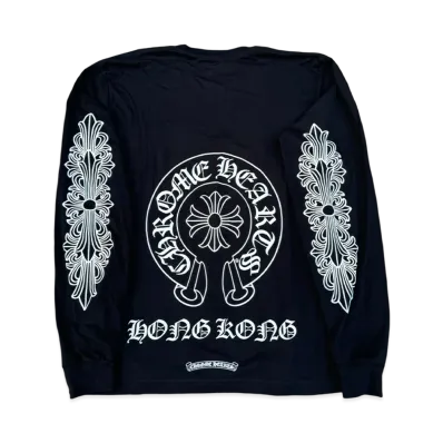 Chrome Hearts Horseshoe L/S T-Shirt Hong Kong Exclusive "Black"