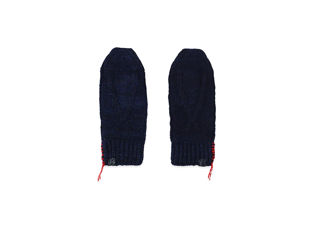 visvim Knit Mitten (N.D.) "Indigo"