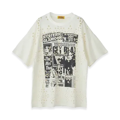 HYSTERIC GLAMOUR Women's Hysteric Glamour Daily Hysteric Oversized T-Shirt "White"