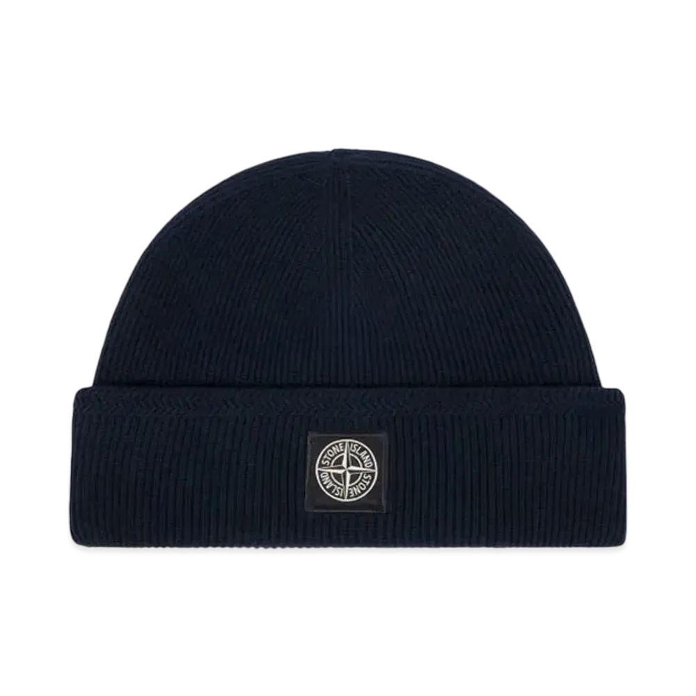 Stone Island N100002 Ribbed Soft Organic Cotton "Navy Blue"