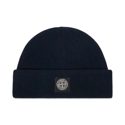 Stone Island N100002 Ribbed Soft Organic Cotton "Navy Blue"