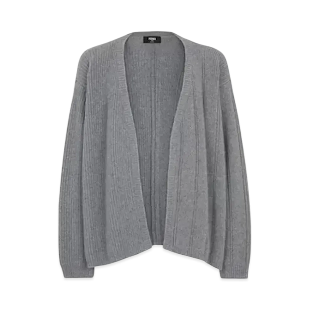 FENDI Men's Cashmere Cardigan "Gray"
