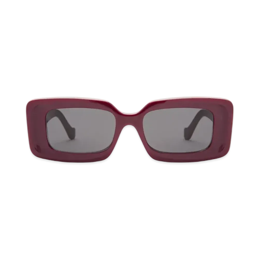 LOEWE Rectangular Sunglasses "Burgundy"
