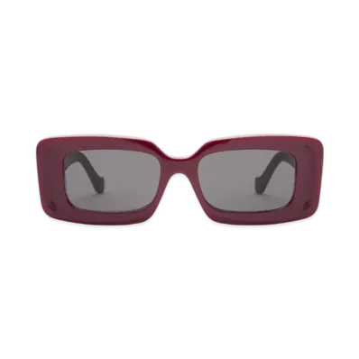 LOEWE Rectangular Sunglasses "Burgundy"
