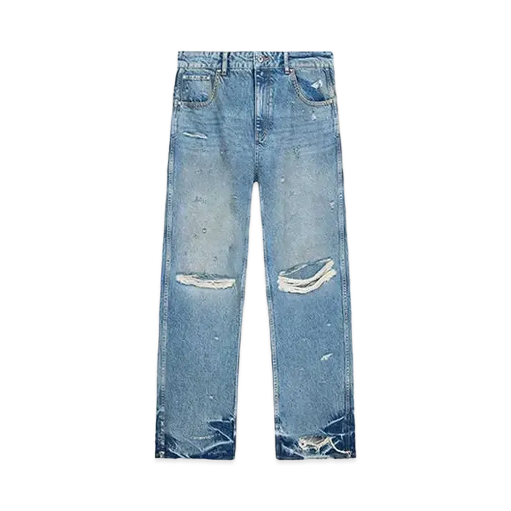 REPRESENT x DUKE + DEXTER Baggy Denim "Mechanic Blue"
