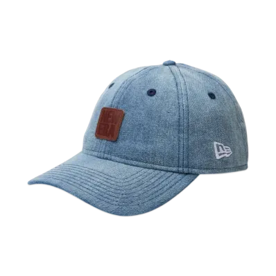 NEW ERA 9Twenty Denim Leather Patch "Washed Denim"