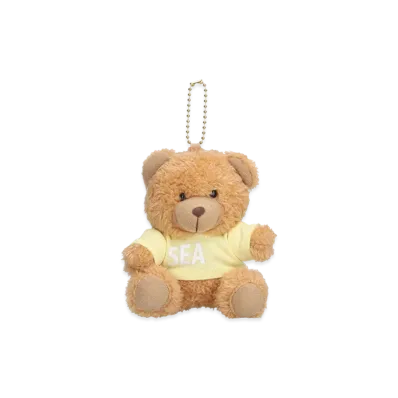 WIND AND SEA Teddy Bear Key Ring "Yellow"