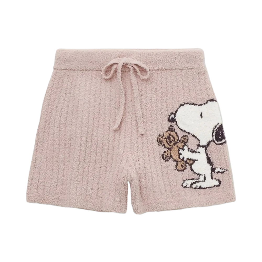 GELATO PIQUE x PEANUTS Snoopy x Bear Jacquard Short Pants "Pink"
