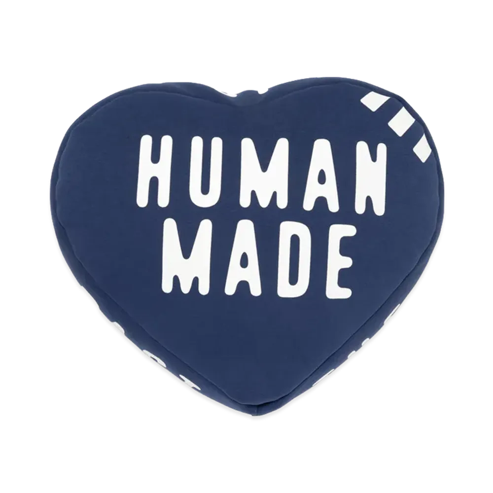 HUMAN MADE Heart Beads Cushion "Navy"