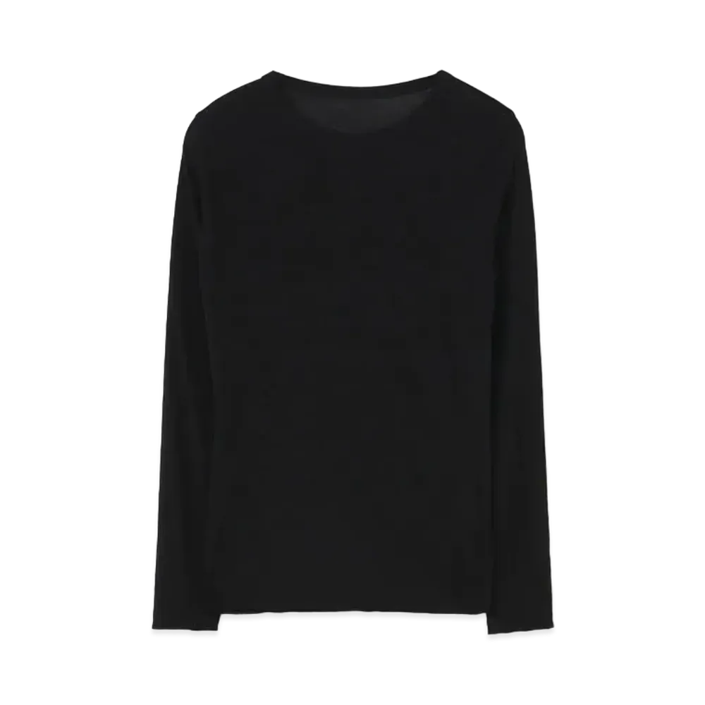 Yohji Yamamoto 80/-COSMORAMA HIGH GAUGE PS RN L-SLV "Black"