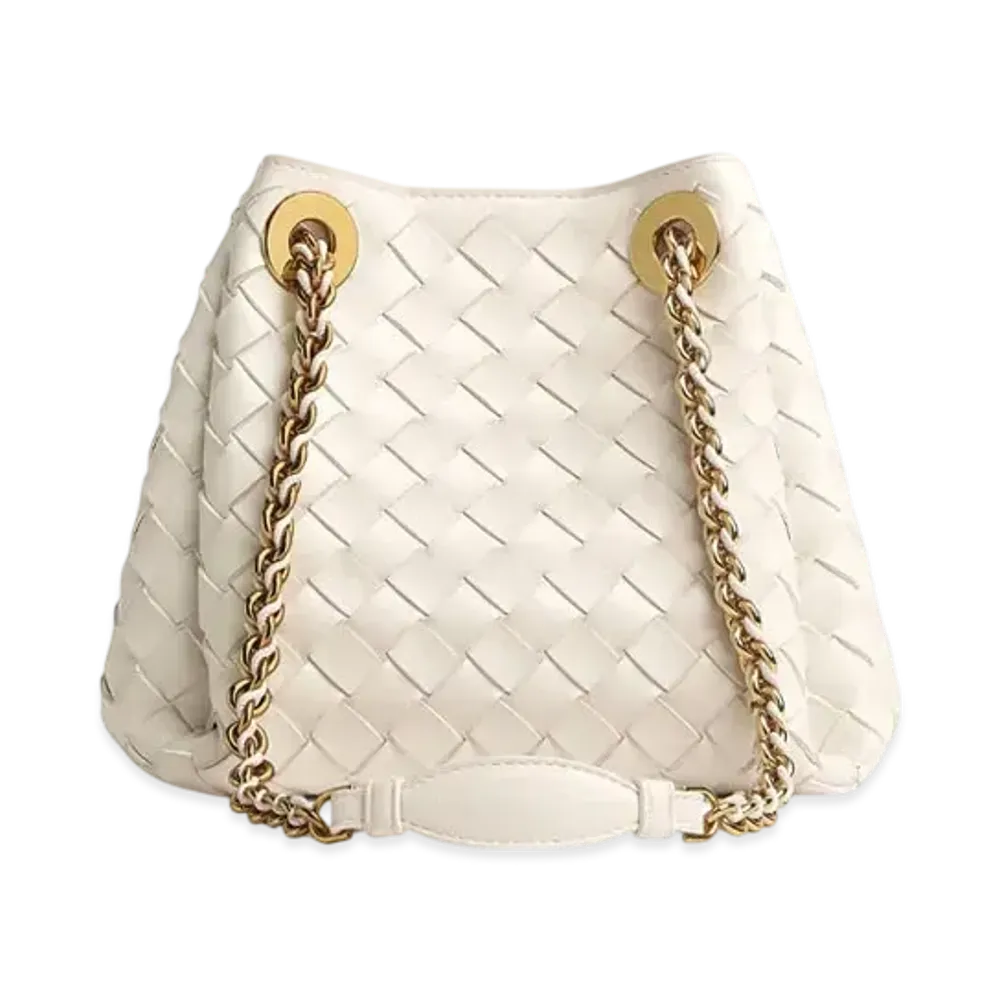 Bottega Veneta Small Parachute Chain "Chalk"