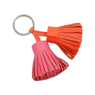 Hermes Carmen Uno Dos Agnomilo "Orange Poppy/Rose Azale/Silver"