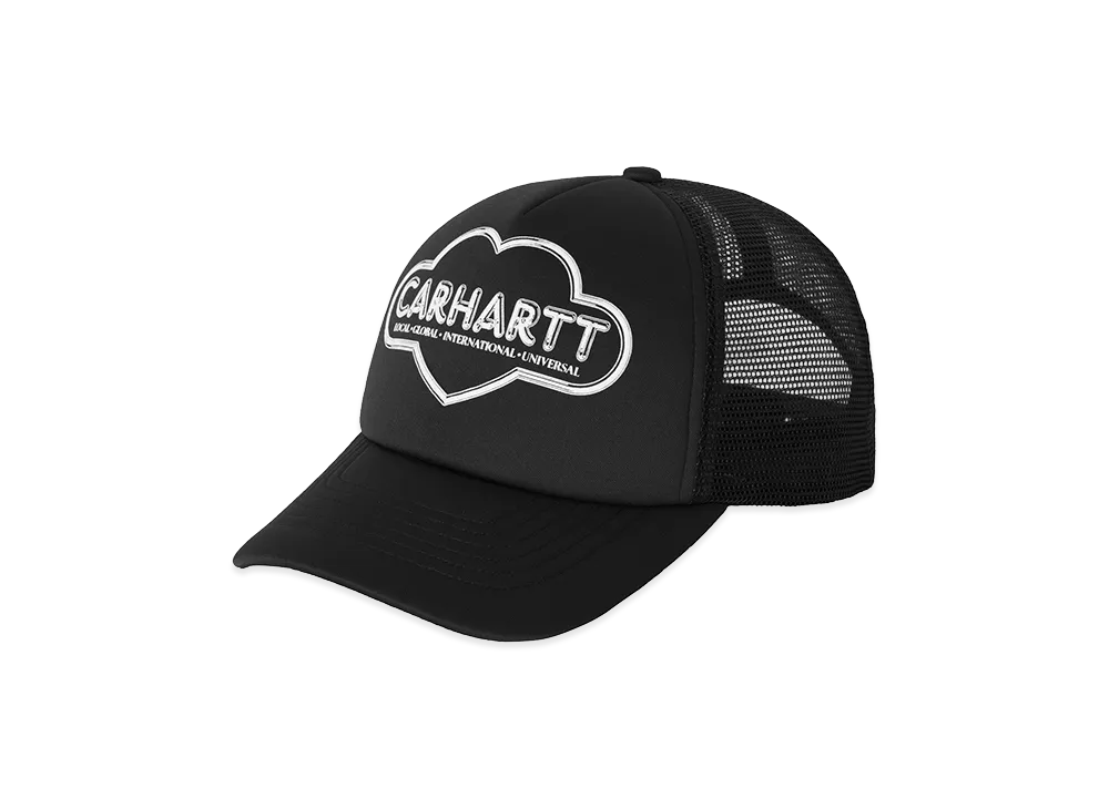 Carhartt WIP Cloud Heart Trucker Cap "Black"