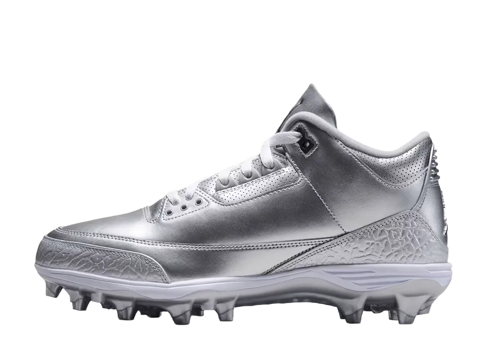 Nike Jordan 3 Mid TD "Metallic Silver"