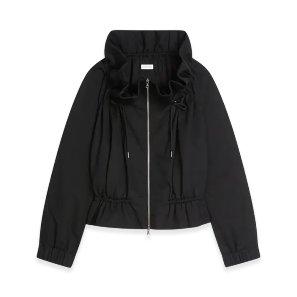 DRIES VAN NOTEN Women's Cocoon Jersey Blouson "Black"