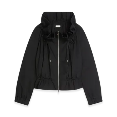 DRIES VAN NOTEN Women's Cocoon Jersey Blouson "Black"