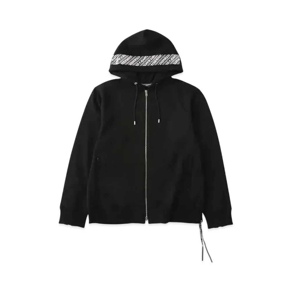 mastermind WORLD Sequins Zip Up Hoodie "Black"
