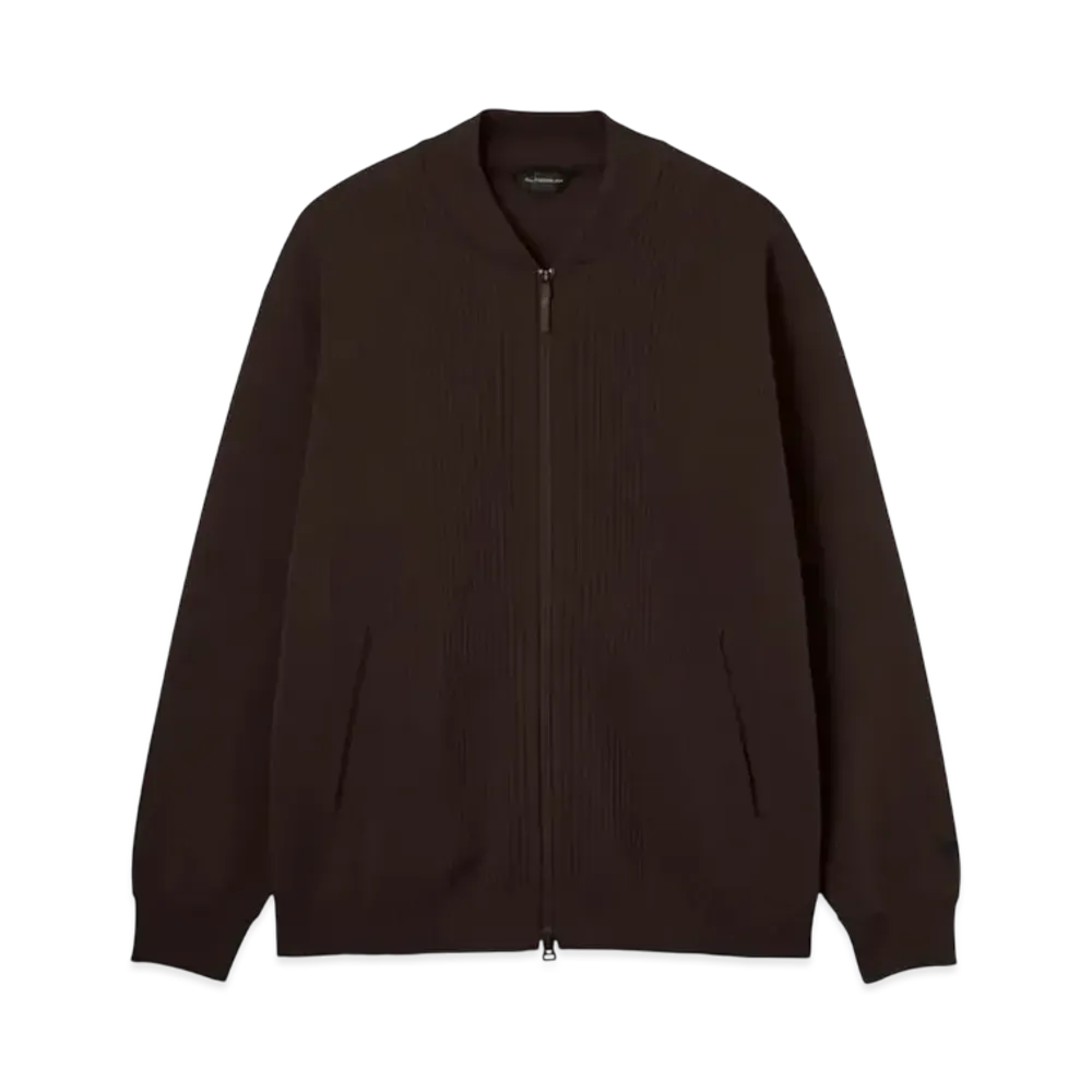 DESCENTE ALLTERRAIN Fusion Knit Ma-1 Jacket "Deep Mahogany"