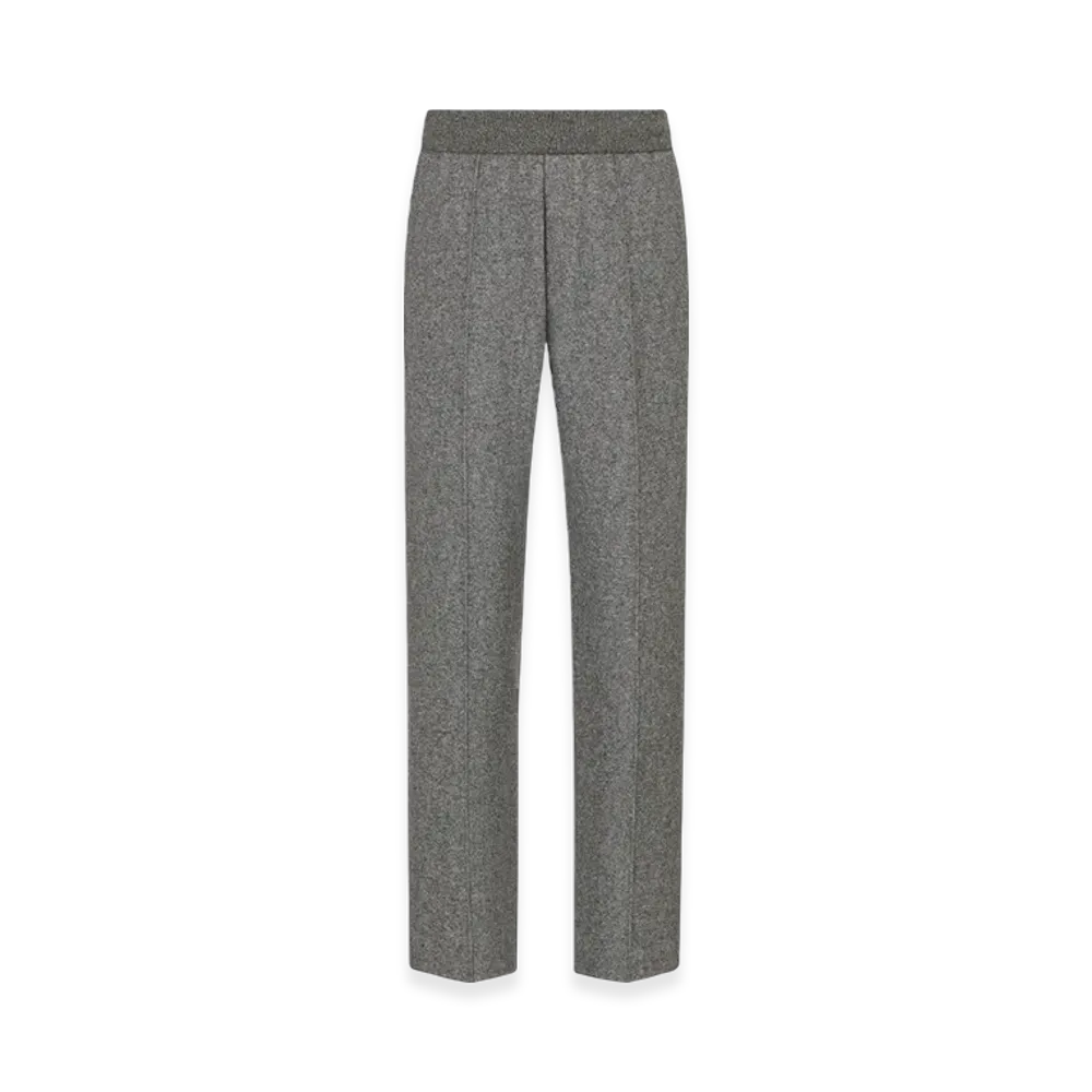 Dior Track Pants Wool Cashmere Jersey "Gray"
