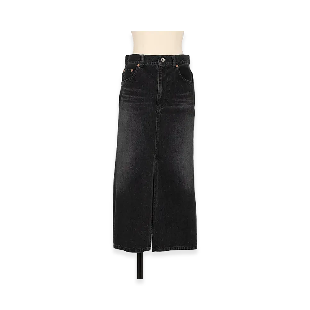 sacai Denim Skirt "Black"