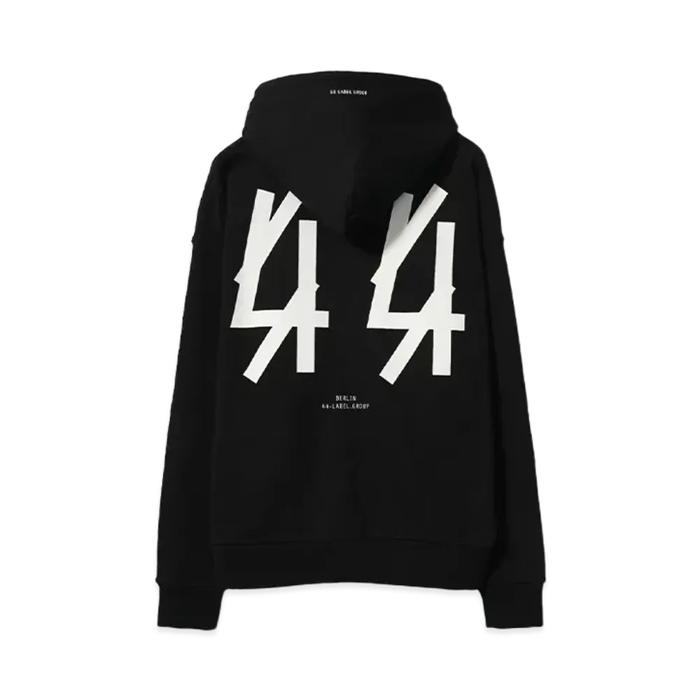44 LABEL GROUP CLASSIC ZIP HOODIE "BLACK"
