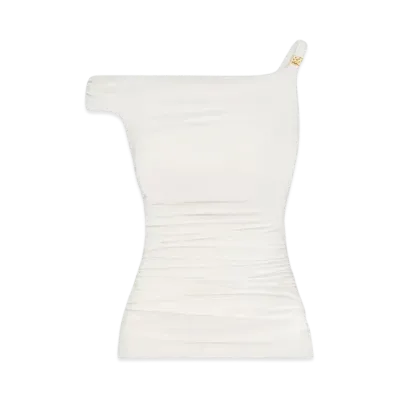 AMIRI Women's Off The Shoulder Top "Alabaster"