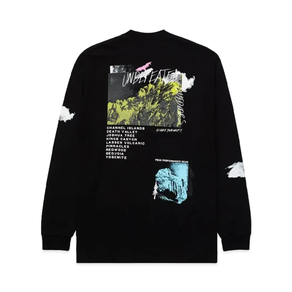 UNDEFEATED OUTDOORS L/S TEE - 80270 "Black"