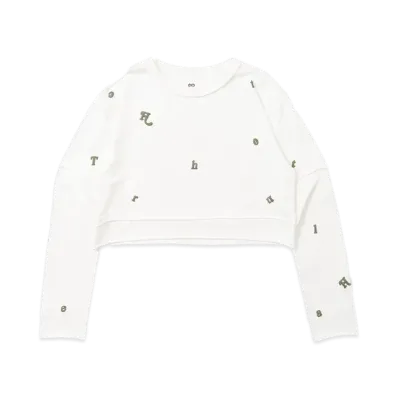 HTH All over pattern long tee "OFF"
