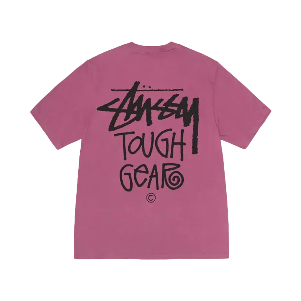 Stussy Tough Gear Tee "Berry"