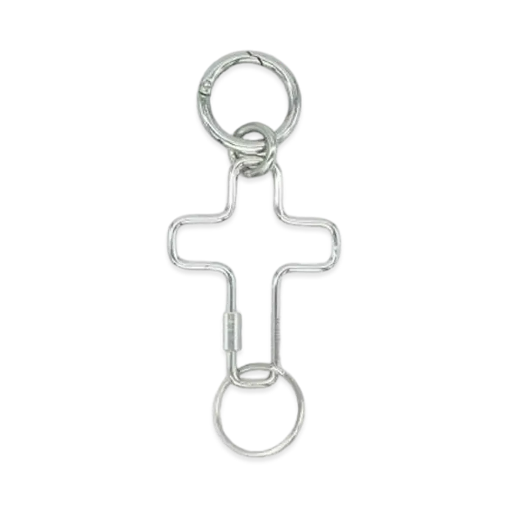LAD MUSICIAN CROSS KEY RING "SILVER"