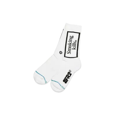 FR2 x STANCE Smoking kills Socks "White"