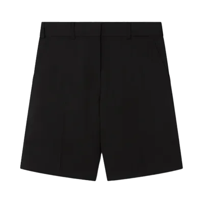 Casablanca Tailoring Silk Shorts "Black"
