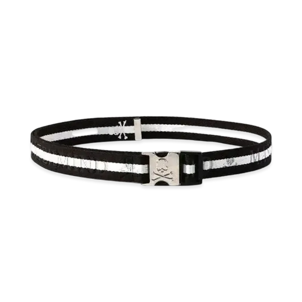 mastermind WORLD Tape Belt "Black White"