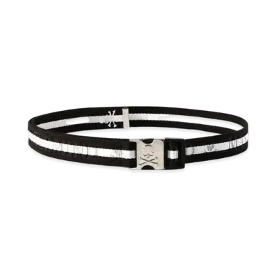 mastermind WORLD Tape Belt "Black White"