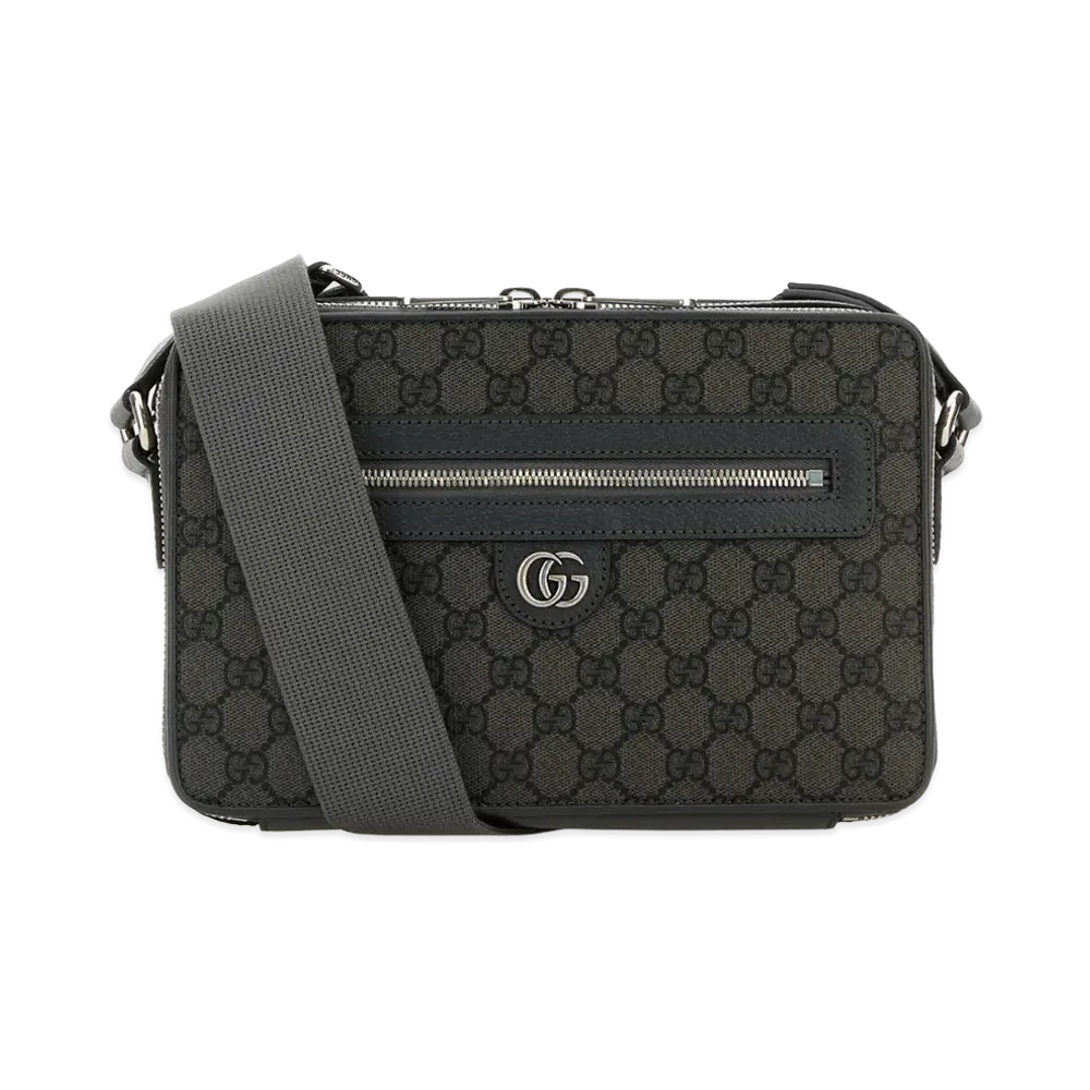 GUCCI GG Fabric Crossbody Bag "Grey"