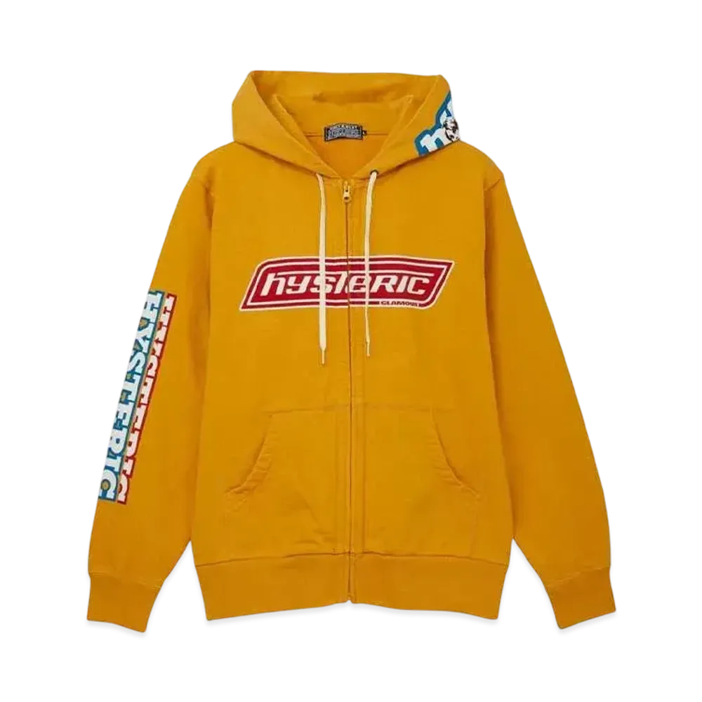 HYSTERIC GLAMOUR HG Box Logos Hoodie "Yellow"