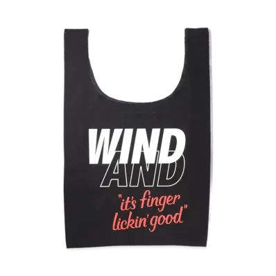 WIND AND SEA x KFC COTTON ECO BAG "Black"