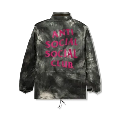 ANTI SOCIAL SOCIAL CLUB Alpha Industries x ASSC M65 Tie Dye Jacket "Black"