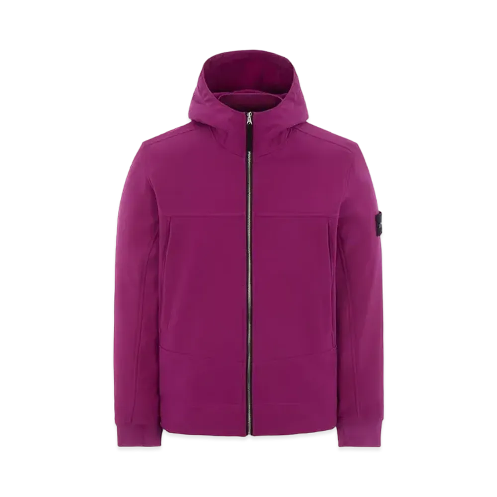 Stone Island Q0122 SOFT SHELL-R_E.DYE TECHNOLOGY "Magenta"