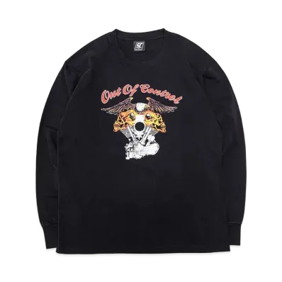 SubCulture Eagleskullengine Longsleeve T-Shirt "Black"