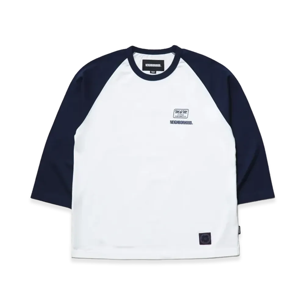 NEIGHBORHOOD x M&M . Classic Raglan 3Q "Navy"