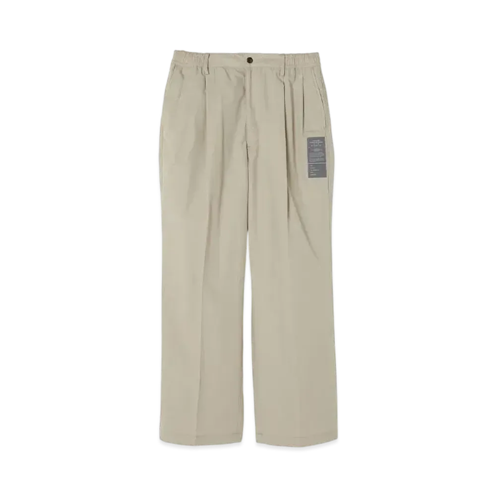 N.HOOLYWOOD Double Tuck Trousers "Beige"