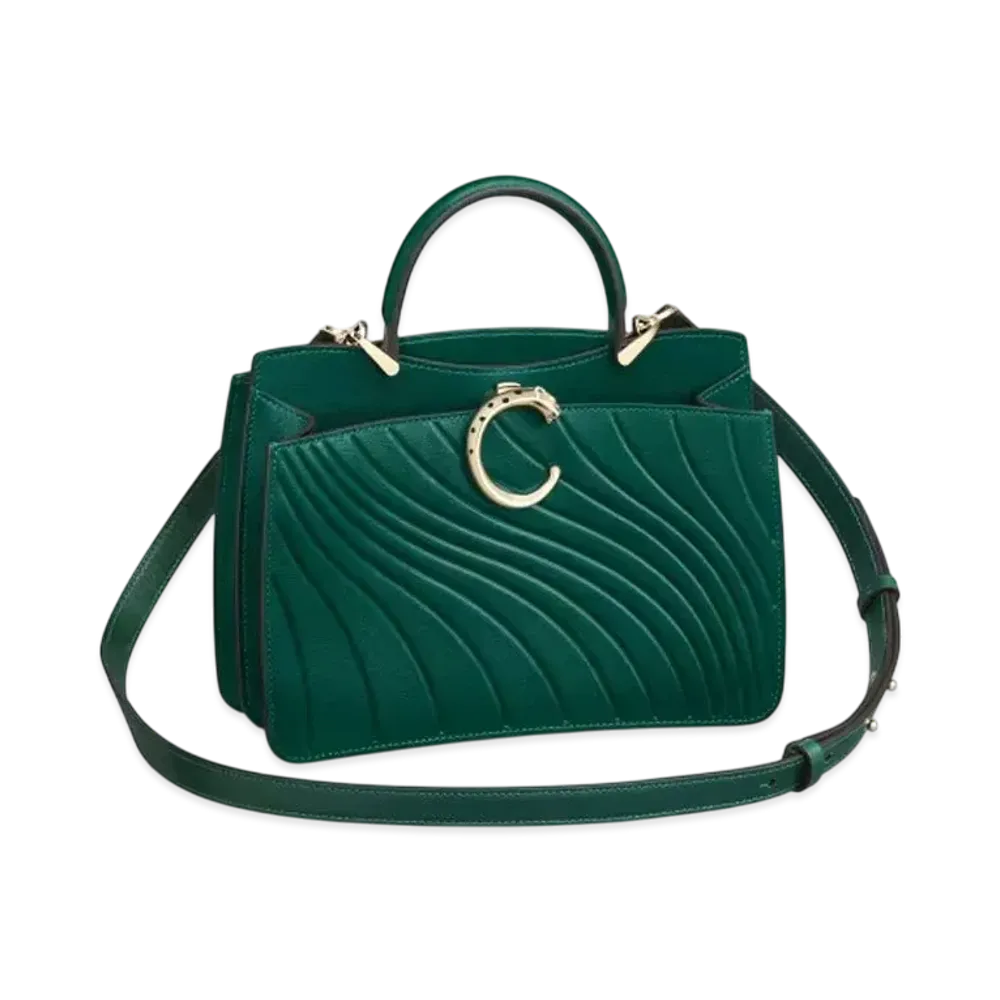 Cartier Handle Bag Mini Model, Panthere de Cartier "Emerald Green"
