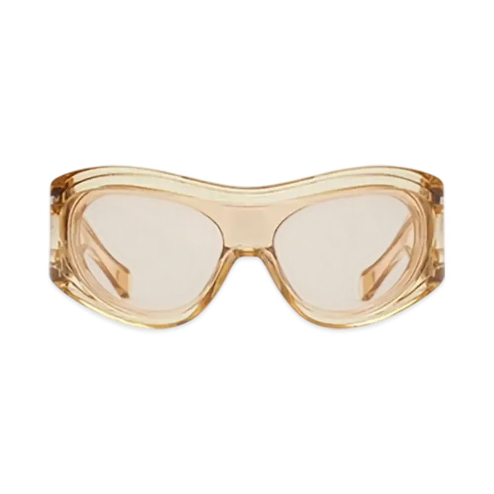 Burberry Shield Cut-out Sunglasses "Light Beige"