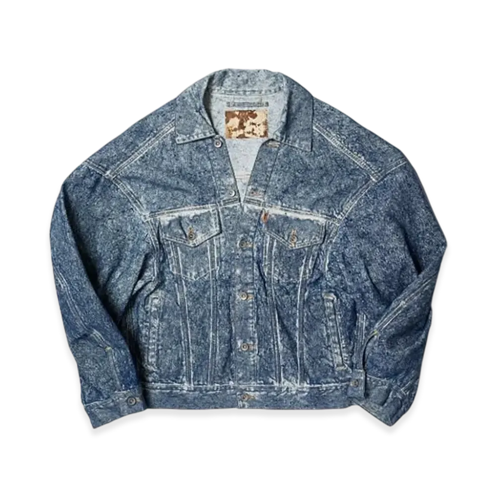 doublet Acid Wash Denim Jacket "Indigo"