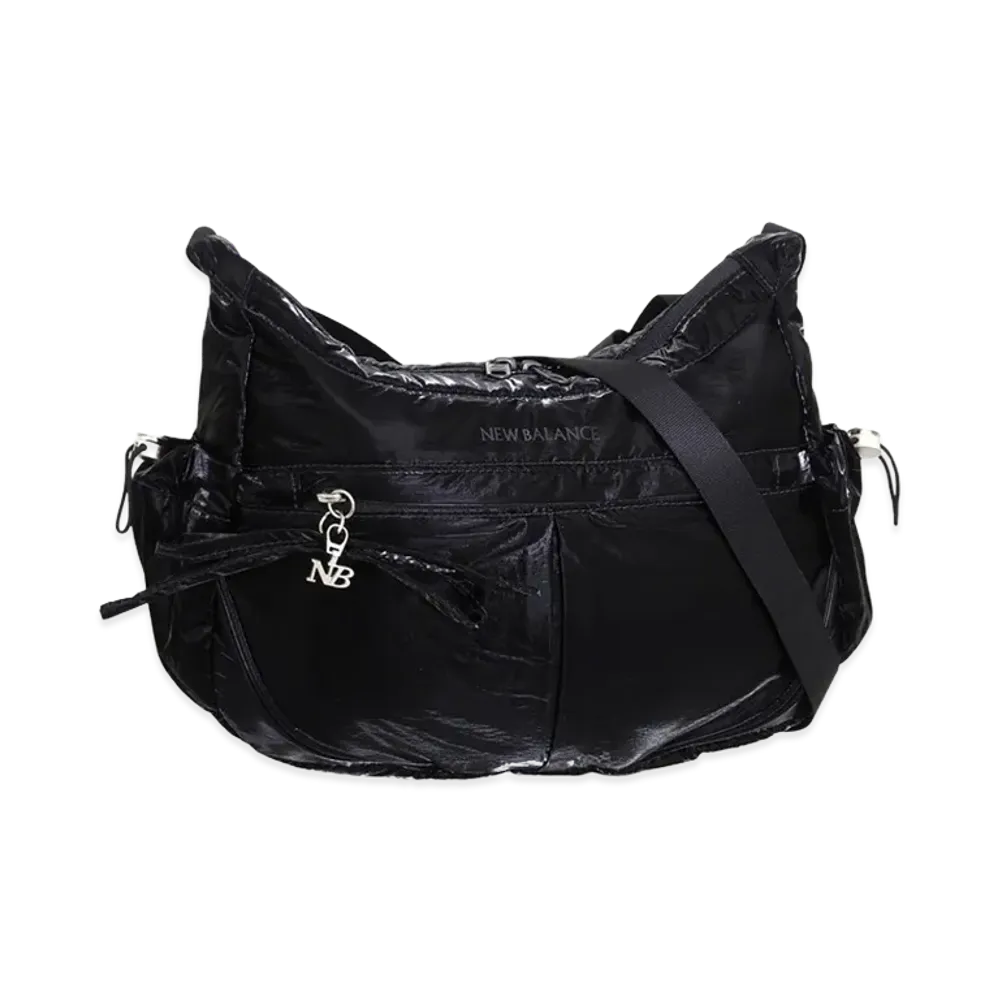 New Balance Glossy Ribbon Hobo Bag V2 "Black"