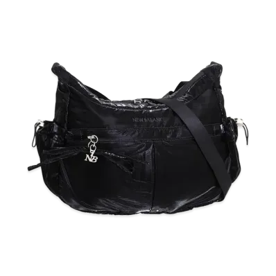 New Balance Glossy Ribbon Hobo Bag V2 "Black"