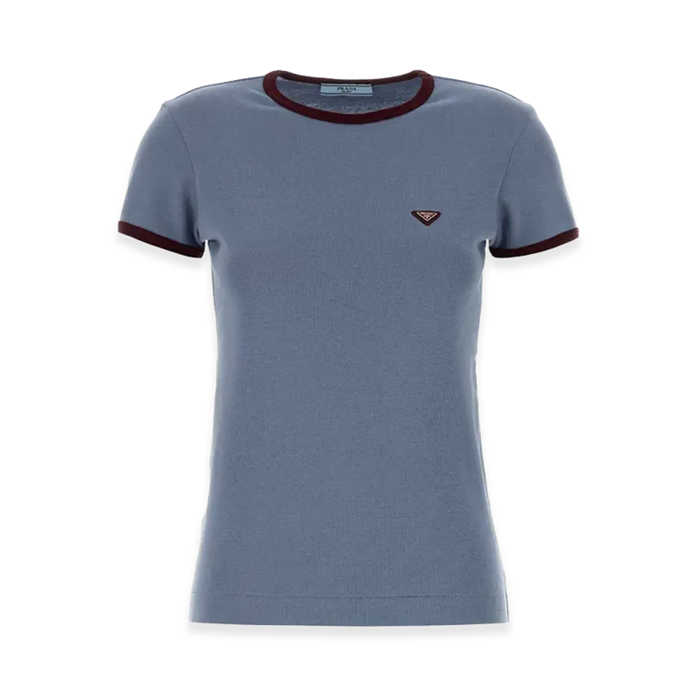 PRADA Women's T-Shirts "Blue"